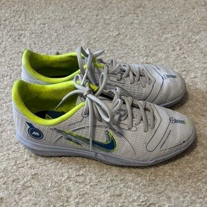 Nike Mercurial White Indoor Soccer Shoes